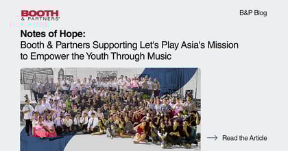Notes of Hope: Booth & Partners Supporting Let’s Play Asia’s Mission to Empower the Youth Through Music